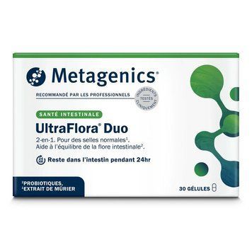 Диетическая добавка для улучшения работы ЖКТ Metagenics UltraFlora Duo 30 шт - основное фото