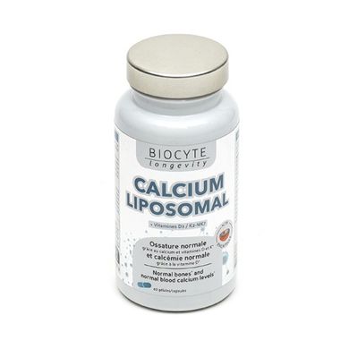 Пищевая добавка «Кальций» Biocyte Calcium Liposomal D3 K2 60 шт - основное фото