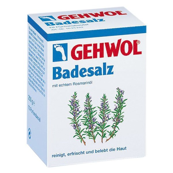 Соль для ванны с маслом розмарина Gehwol Badesalz 10 x 25 г - основное фото
