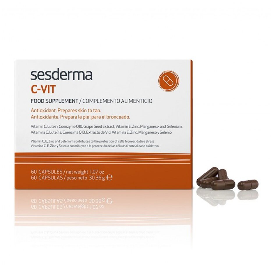 Харчова добавка Sesderma C-Vit Food Supplement Capsules 60 капсул - основне фото