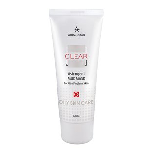 Стягувальна маска Anna Lotan Clear Astringent Mud Mask 60 мл - основне фото