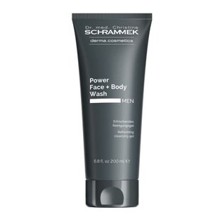 Освежающий очищающий гель для мужчин Dr. Schrammek Power Face & Body Wash Men 200 мл - основное фото