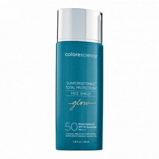 Солнцезащитный крем для лица с эффектом сияния SPF 50 Colorescience Sunforgettable Total Protection Face Shield Glow SPF 50 55 мл - основное фото