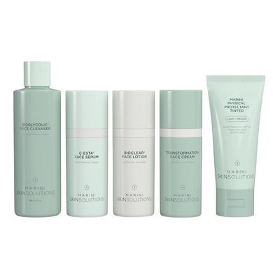 Набір для нормальної та комбінованої шкіри обличчя Jan Marini Skin Care Management System Normal/Combo w/ MPP Light to Medium SPF 45 - основне фото