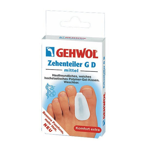 Гелевая перегородка для пальцев ног (средняя) GD Gehwol Zehenteiler GD Mittel 3 шт - основное фото