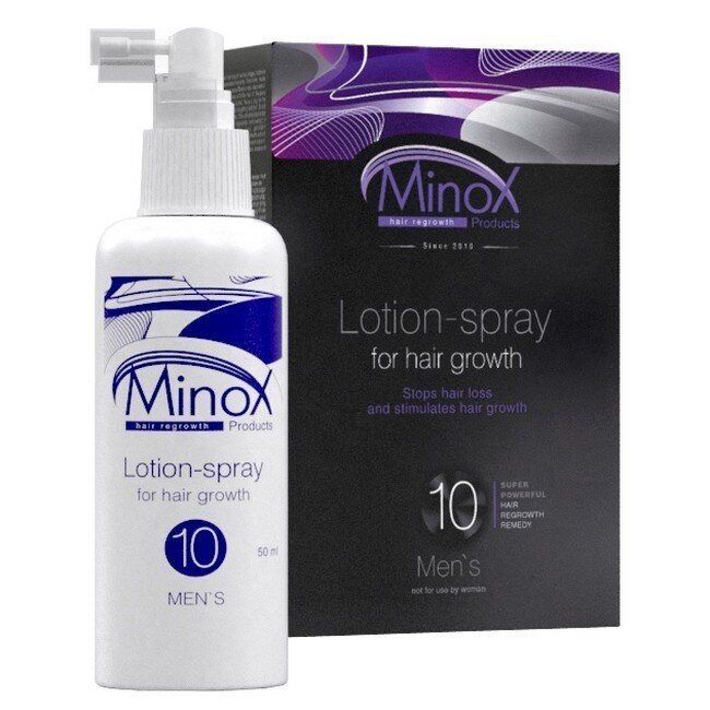 Лосьон для роста волос для мужчин MinoX 10 Lotion-Spray For Hair Growth 50 мл - основное фото