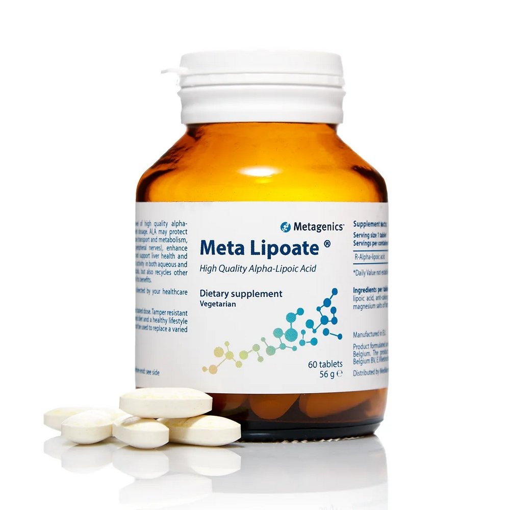 Дієтична добавка для зниження рівня глюкози Metagenics Meta Lipoate 60 шт - основне фото