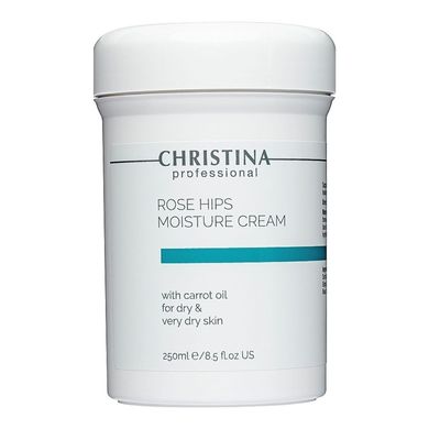 Зволожувальний крем з олією шипшини та морквяною олією для сухої шкіри Christina Rose Hips Moisture Cream With Carrot Oil 250 мл - основне фото