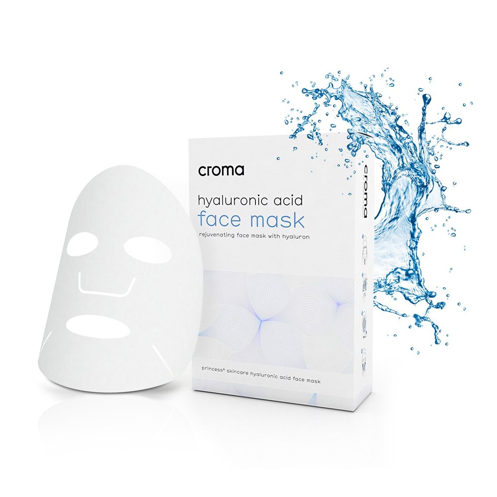 Зволожувальна маска з гіалуроновою кислотою CROMA Face Mask with Hyaluronic Acid 1 шт - основне фото