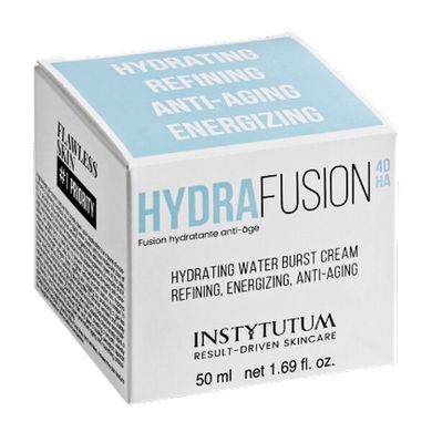 Гель-крем з 4 видами гіалуронової кислоти INSTYTUTUM HydraFusion 4D Hydrating Water Burst Cream 50 мл - основне фото