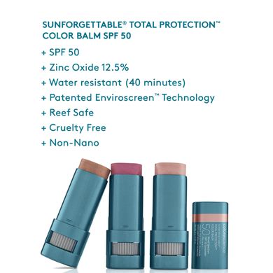 Бальзам для губ SPF 50 ColoreScience Total Protection Color Balm SPF 50 Berry 9 г - основне фото