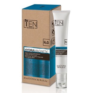 Контурирующий крем под глаза с титановыми сферами Ten Science Hydra Magnetic Moisturizing Eye Contour Cream 20 мл - основное фото