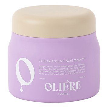 Маска для нейтрализации желтизны OLIE'RE PARIS Color E'Clat Acai Hair Mask 500 мл - основное фото
