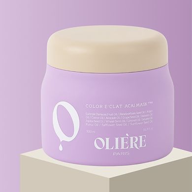 Маска для нейтралізації жовтизни OLIE'RE PARIS Color E'Clat Acai Hair Mask 500 мл - основне фото