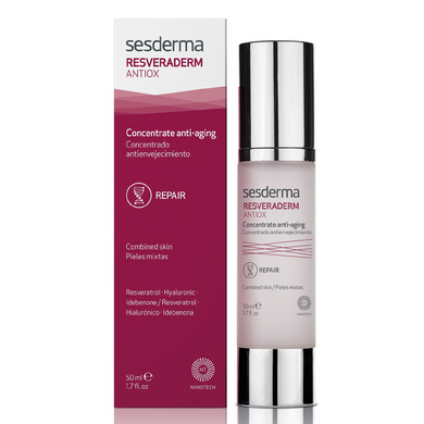 Концентрований омолоджувальний крем Sesderma Resveraderm Antiox Cream 50 мл - основне фото