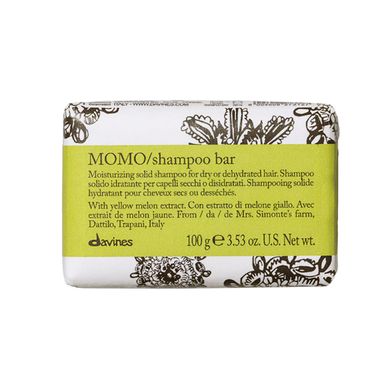 Твёрдый увлажняющий шампунь Davines Momo Shampoo Bar 100 мл - основное фото