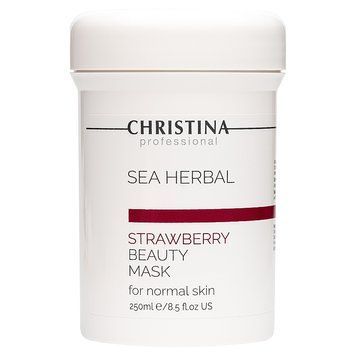 Клубничная маска красоты для нормальной кожи Christina Sea Herbal Beauty Mask Strawberry 250 мл - основное фото