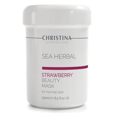 Клубничная маска красоты для нормальной кожи Christina Sea Herbal Beauty Mask Strawberry 250 мл - основное фото