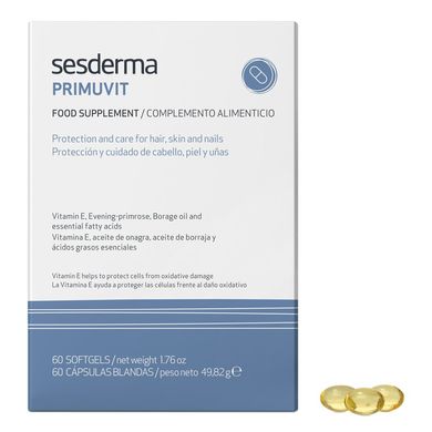 Пищевая добавка Sesderma Primuvit Softgels Food Supplement 60 капсул - основное фото