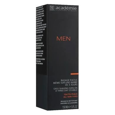 Гель без піни 3 в 1 Academie Men Easy Shaving Even On A Three Days` Stubble 150 мл - основне фото