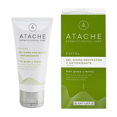 Гидрозащитный антиоксидантный крем-гель ATACHE C Vital Cream-Gel Oily & Combination Skin 50 мл - основное фото