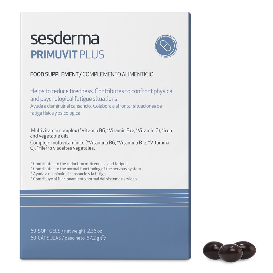Харчова добавка Sesderma Primuvit Plus Softgels Food Supplement 60 капсул - основне фото