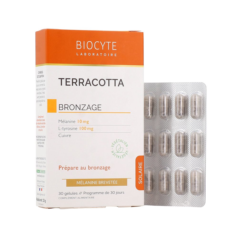 Харчова добавка для засмаги Biocyte Terracotta Cocktail Solaire 30 шт - основне фото