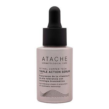 Ночная сыворотка с ретиналем и пептидами меди Atache Retinal Copper Tech Triple Action Serum 30 мл - основное фото