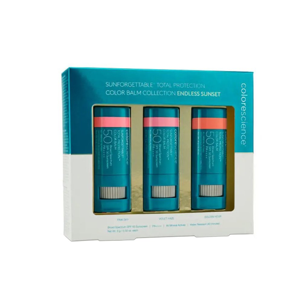 Набір рум'ян/бальзамів для губ ColoreScience Sunforgettable Total Protection Color Balm SPF 50 Multipack - основне фото