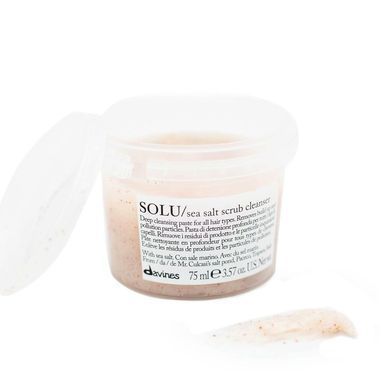Очищающая паста-скраб с морской солью Davines Solu Sea Salt Scrub Cleanser 75 мл - основное фото