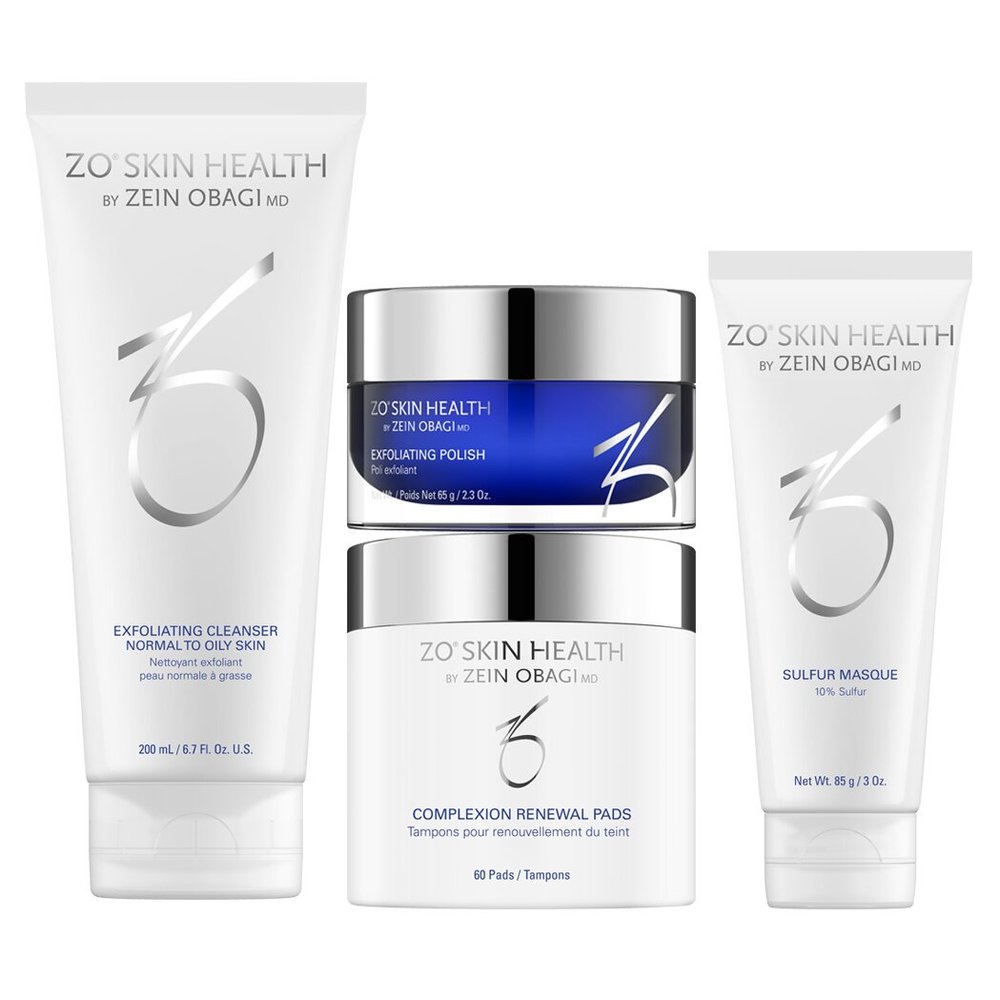 Набор для ухода за кожей с акне ZO Skin Health Complexion Clearing Program - основное фото