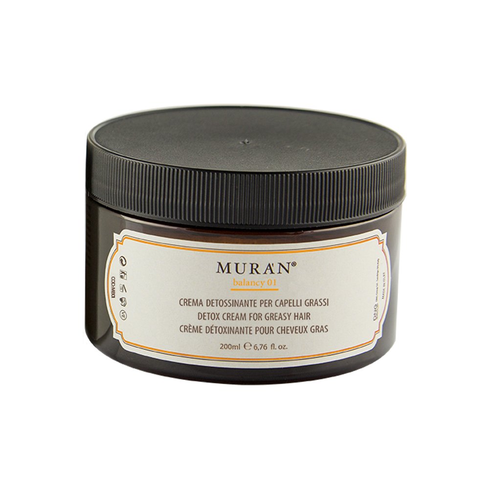 Детокс крем-маска для жирной кожи Muran Balancy 01 Detox Cream For Greasy Hair 200 мл - основное фото