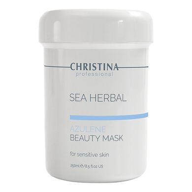 Азуленовая маска красоты для чувствительной кожи Christina Sea Herbal Beauty Mask Azulene 250 мл - основное фото