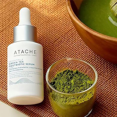 Балансуюча антиоксидантна сироватка Atache Essentielle Green Tea Postbiotic Serum 30 мл - основне фото
