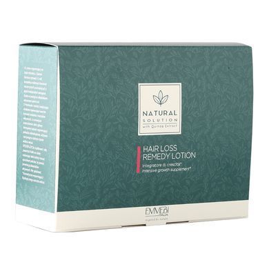 Ампулы против выпадения волос Emmebi Italia Natural Solution Hair Loss Remedy Lotion 12х6 мл - основное фото
