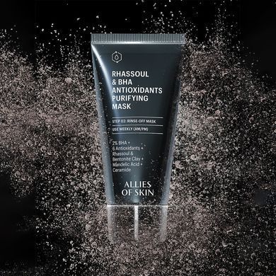 Очищающая маска Allies of Skin Rhassoul & BHA Antioxidants Purifying Mask 50 мл - основное фото