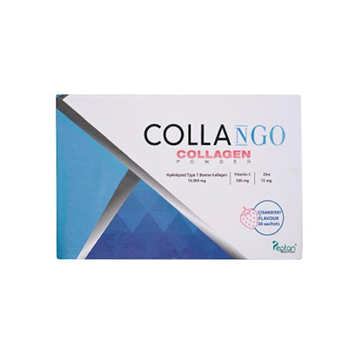 Питьевой коллаген со вкусом клубники Collango Collagen Powder Strawberry Flavour 30х11 г - основное фото