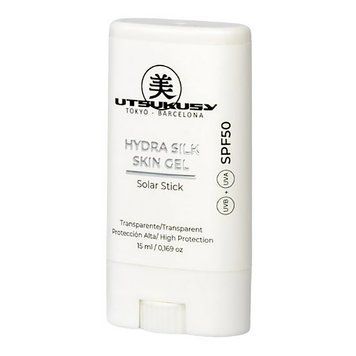 Солнцезащитный прозрачный гель-стик UTSUKUSY Hydra Silk Skin Gel SPF 50 Solar Stick 15 мл - основное фото