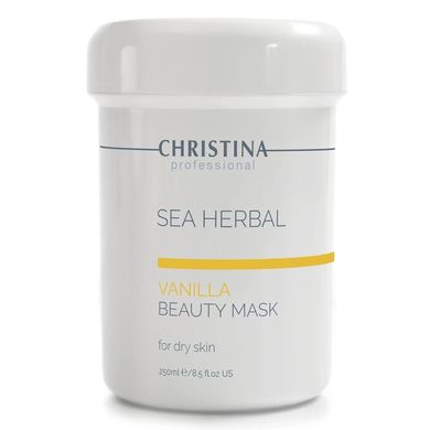 Ванільна маска краси для сухої шкіри Christina Sea Herbal Beauty Mask Vanilla 250 мл - основне фото