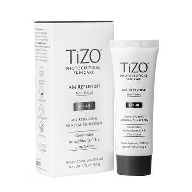 Сонцезахисний крем SPF 40 TiZO Photoceutical Skincare AM Replenish Non-Tinted SPF 40 50 г - основне фото