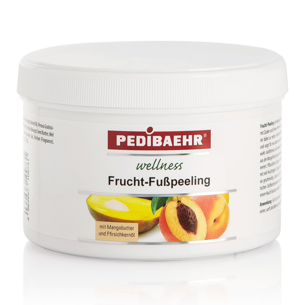 Фруктовый пилинг для ног с маслом манго и персика Baehr Frucht-Fußpeeling 450 мл - основное фото