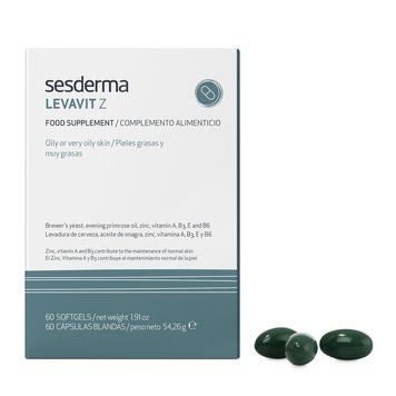 Пищевая добавка Sesderma Levavit Z Softgels Food Supplement 60 капсул - основное фото