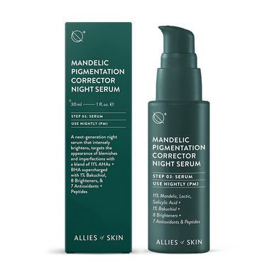 Ночная сыворотка против пигментации Allies of Skin Mandelic Pigmentation Corrector Night Serum 30 мл - основное фото