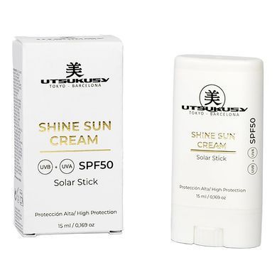 Cолнцезащитный кремовый стик UTSUKUSY Shine Sun Cream SPF 50 Solar Stick 15 мл - основное фото