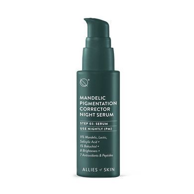 Ночная сыворотка против пигментации Allies of Skin Mandelic Pigmentation Corrector Night Serum 30 мл - основное фото