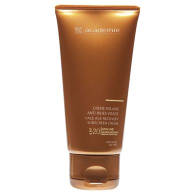 Солнцезащитный регенерирующий крем для лица SPF 20 Academie Bronzecran Face Age Recovery Sunscreen Cream SPF 20+ 50 мл - основное фото