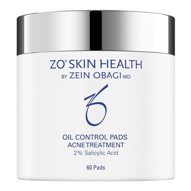 Серветки для догляду за жирною шкірою з акне ZO Skin Health Oil Control Pads Acne Treatment 60 шт - основне фото