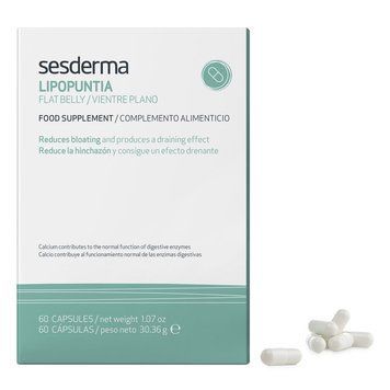 Харчова добавка Sesderma Lipopuntia Flat Belly Food Supplement 60 капсул - основне фото