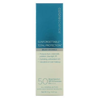 Солнцезащитная рассыпчатая пудра SPF 50 Colorescience Sunforgettable Total Protection Brush-On Shield SPF 50 Tan 6 г - основное фото