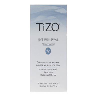 Сонцезахисний крем для зони навколо очей SPF 20 TiZO Eye Renewal Non-Tinted SPF 20 15 г - основне фото
